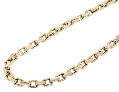 Real Solid Cable Hermes Link Chain Necklace 5MM 10K or 14K Yellow Gold 18-26''