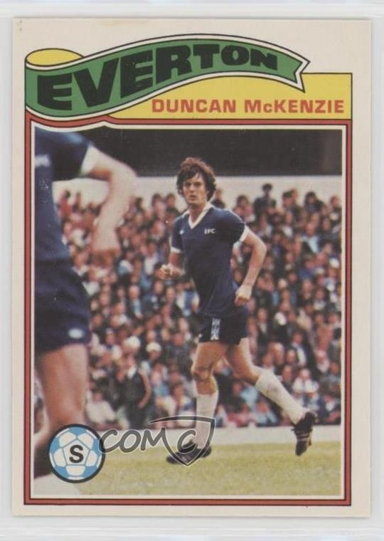 1978-79 Topps English Footballers Duncan McKenzie #150 Rookie RC 0b3