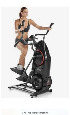 Bowflex Max Trainer M3 Eliptical Black with Original Accessories Excellent Cond