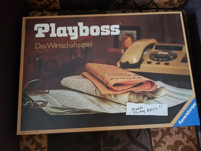 Playboss Ravensburger Das  Wirtschaftsspiel Brettspiel  Vintage 1977