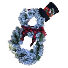 Christmas snowman wall hanging