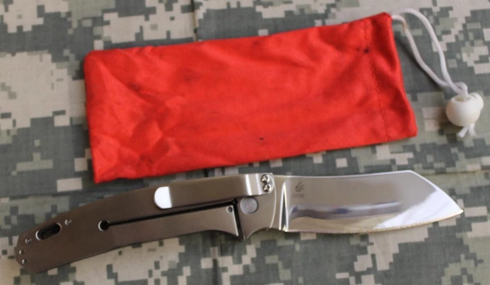 Boker 110717 Haddock Anniversary Grenadill &Titanium Folder Serial #108/145 - Image 2 of 4