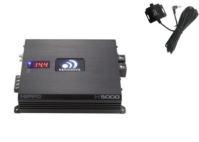 Massive Audio Hippo H5000 5000 WATT RMS X 1 @ 1 OHM MONO AMPLIFIER 10,000 W MAX