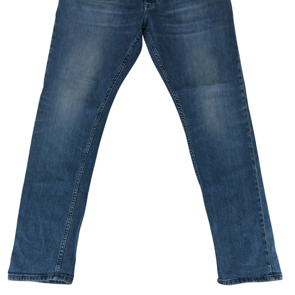 Isaia Napoli Slim Basic Zip Jeans Selvedge DSZ001 Men's Size 42R Cotton Stretch - Image 4 of 4