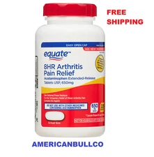 Equate Acetaminophen 8HR Arthritis Pain Relief Extended-Release 650 mg 225 Count
