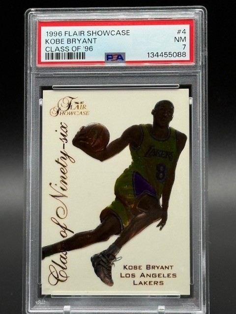 Kobe Bryant 1996 Flair Showcase #4 Class of '96 Price Guide