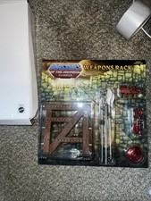 New With Box 2010 MOTUC Masters of the Universe Classics Weapons Rack T5814
