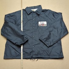 VTG NASCAR Jacket Mens XL Black USA Racing Coat Auburn Dale Jarrett 28 Havoline