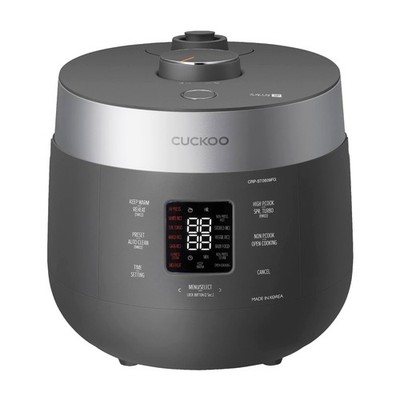 CUCKOO Twin Pressure Rice Cooker 6-Cup Uncooked / 12-Cup Cooked with Nonstick---