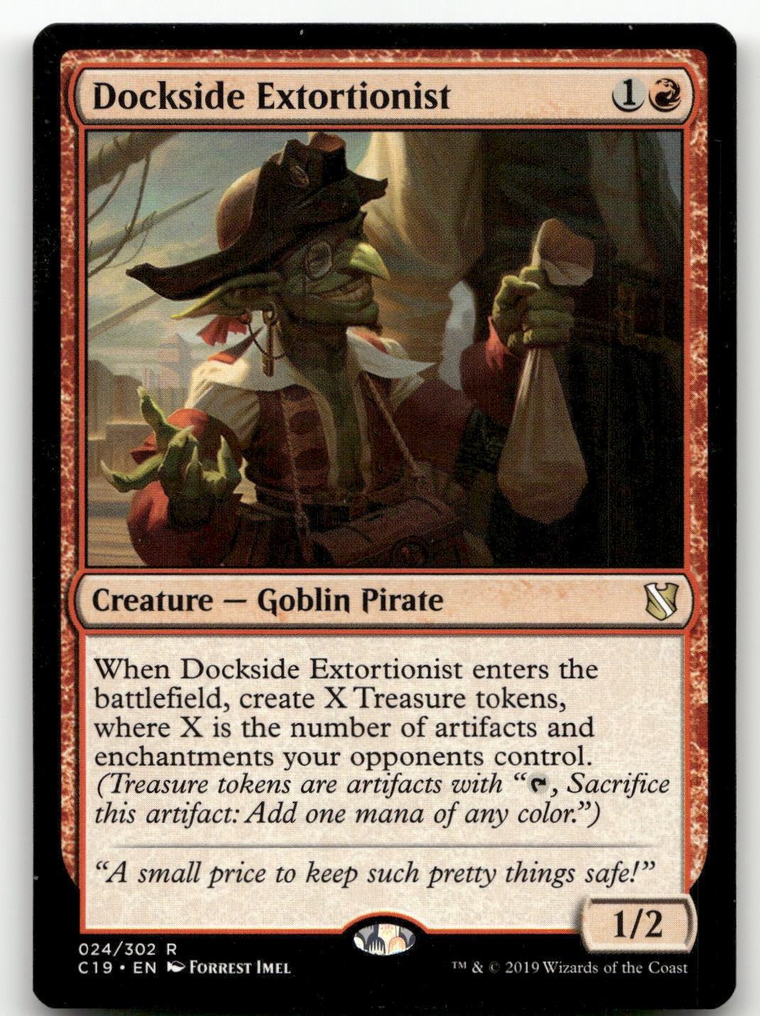Dockside Extortionist #24 (LP) Commander 2019 C19 Magic MTG