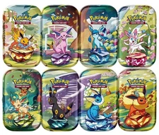Pokemon TCG Gift Box PRISMATIC MINI TIN (Vintage, Sealed Packs, GIFTS, MORE)