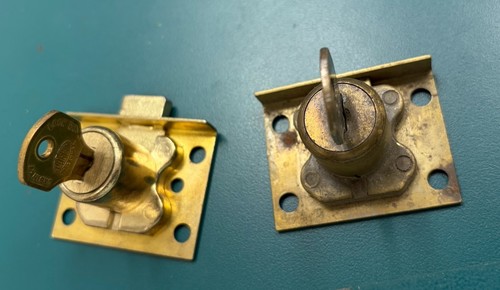 Mills Slot Machine Parts - 2 reproduction locks for Mills