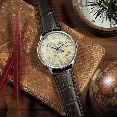 Orient Bambino Sun & Moon RN-AK0803Y New Japan