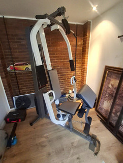 Weider Home Gym Multi Gym Lat Pulldown/Leg Extension Grey/White