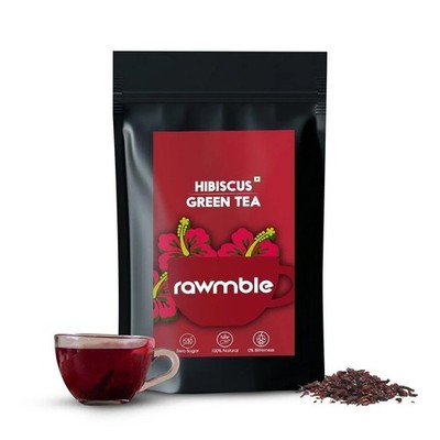 Hibiscus Green Tea Instant Weight Loss in Days 100% Pure Leaves Zero Sugar