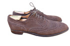 Barrie Ltd Bootmaker Custom Grade England Brown Snuff Suede Wingtip Shoe 12C — photo 3