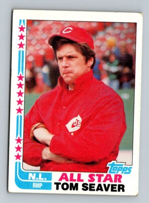1982 Topps ERR #346a Tom Seaver Cincinnati Reds BASEBALL Card