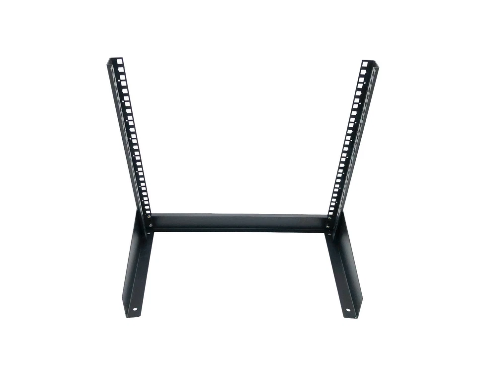 CNAweb 9U Open Frame 19" Inch Desktop 2 Post Network Rack Stand - Image 4 of 4