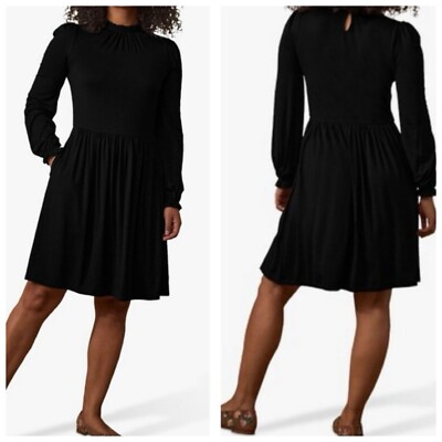 Boden Clara Jersey Shirt Dress in Black size 6 | eBay Boden Clara Jersey Shirt Dress in Black size 6 | eBay