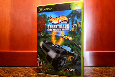 TESTED! Hot Wheels Stunt Track Challenge (Microsoft Xbox, 2004) CIB w/Manual