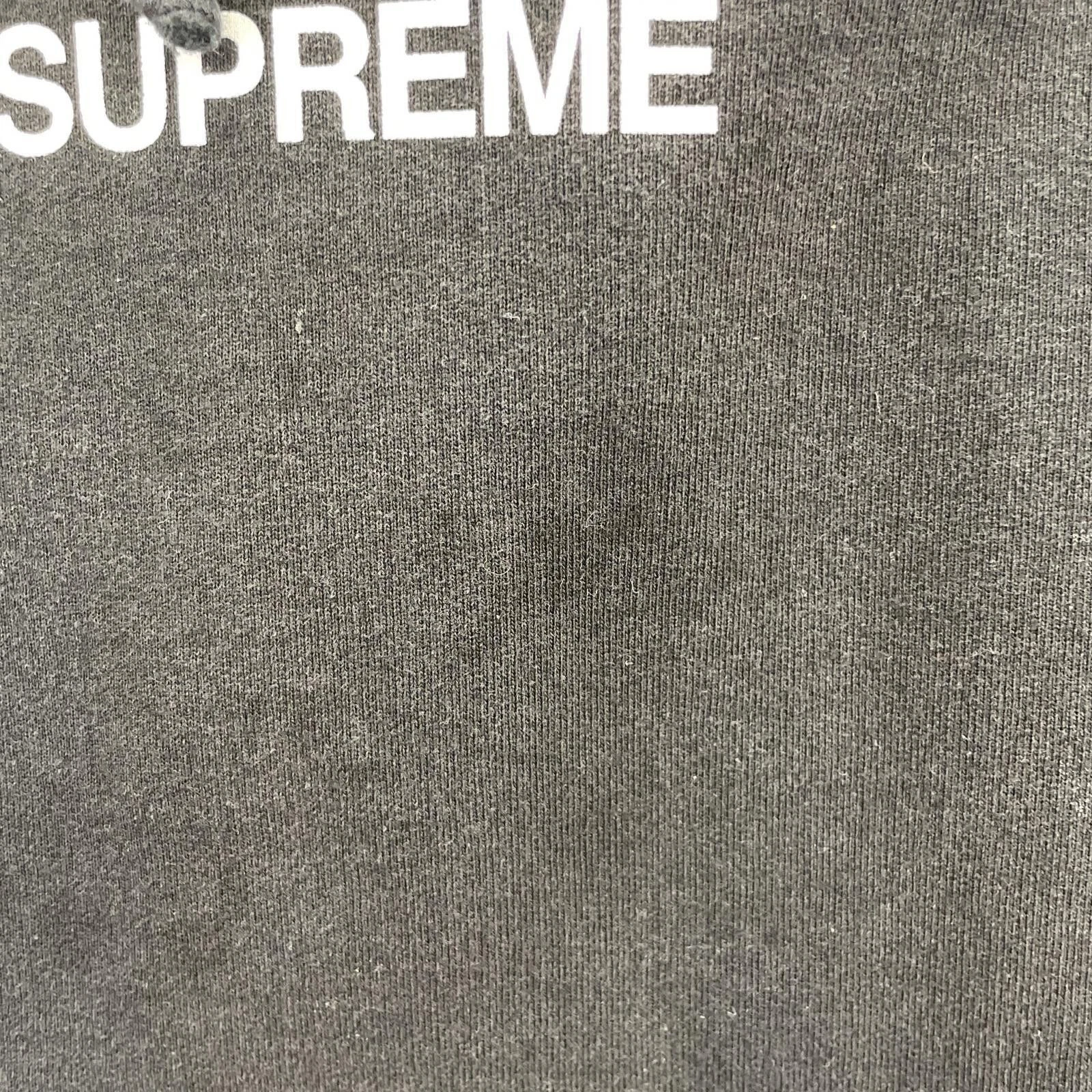 Felpa con cappuccio Supreme x COMME des GARCONS 15AW stampa logo nera