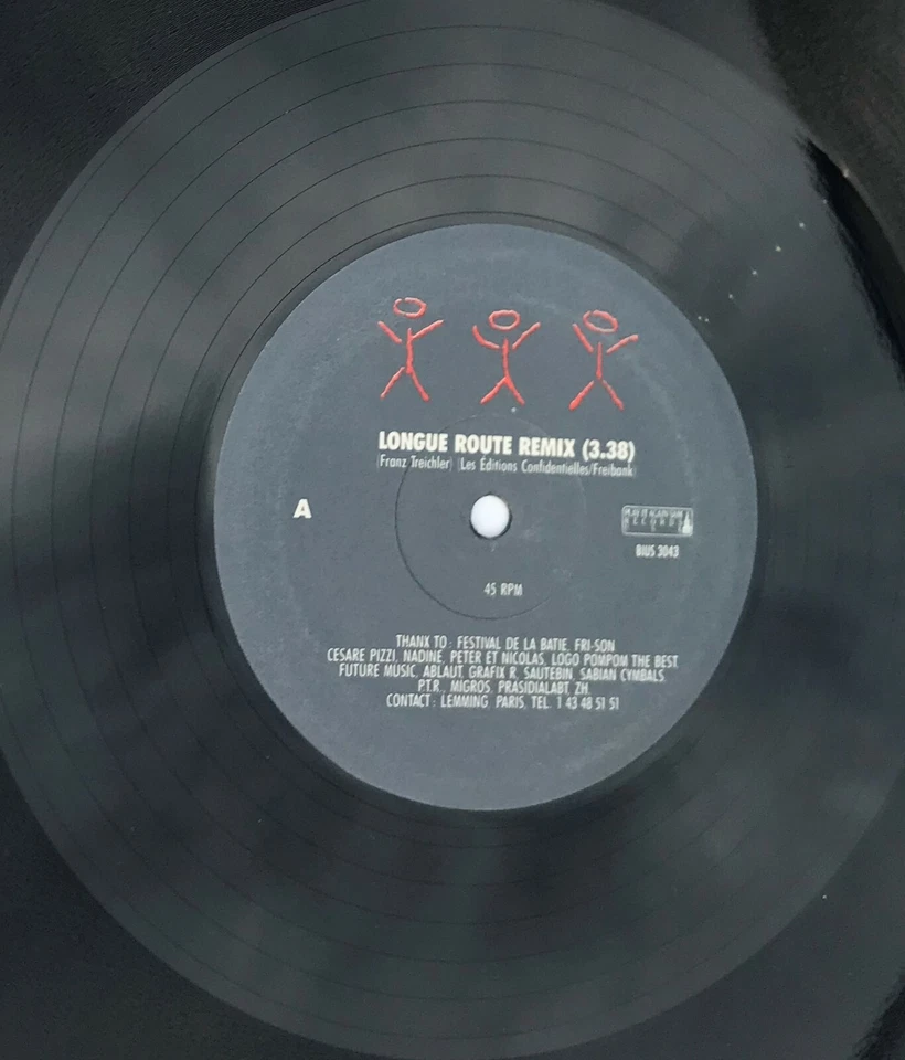 The Young Gods ~ Longue Route Remix ~ Orig. 12" Single 45rpm 1990 NM~6 Foto 4 de 4