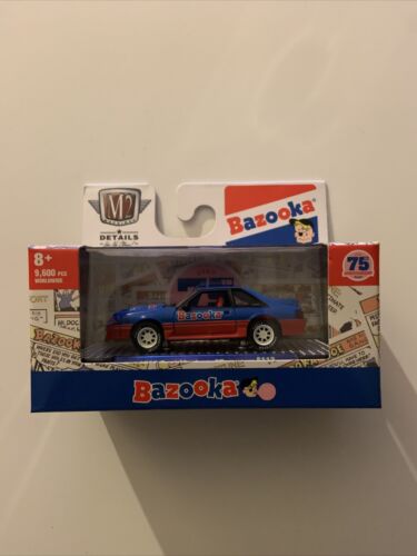 BRAND NEW M2 Machines BAZOOKA BUBBLE GUM - 1988 Ford Mustang GT~ FOX BODY ❤ - Picture 1 of 1