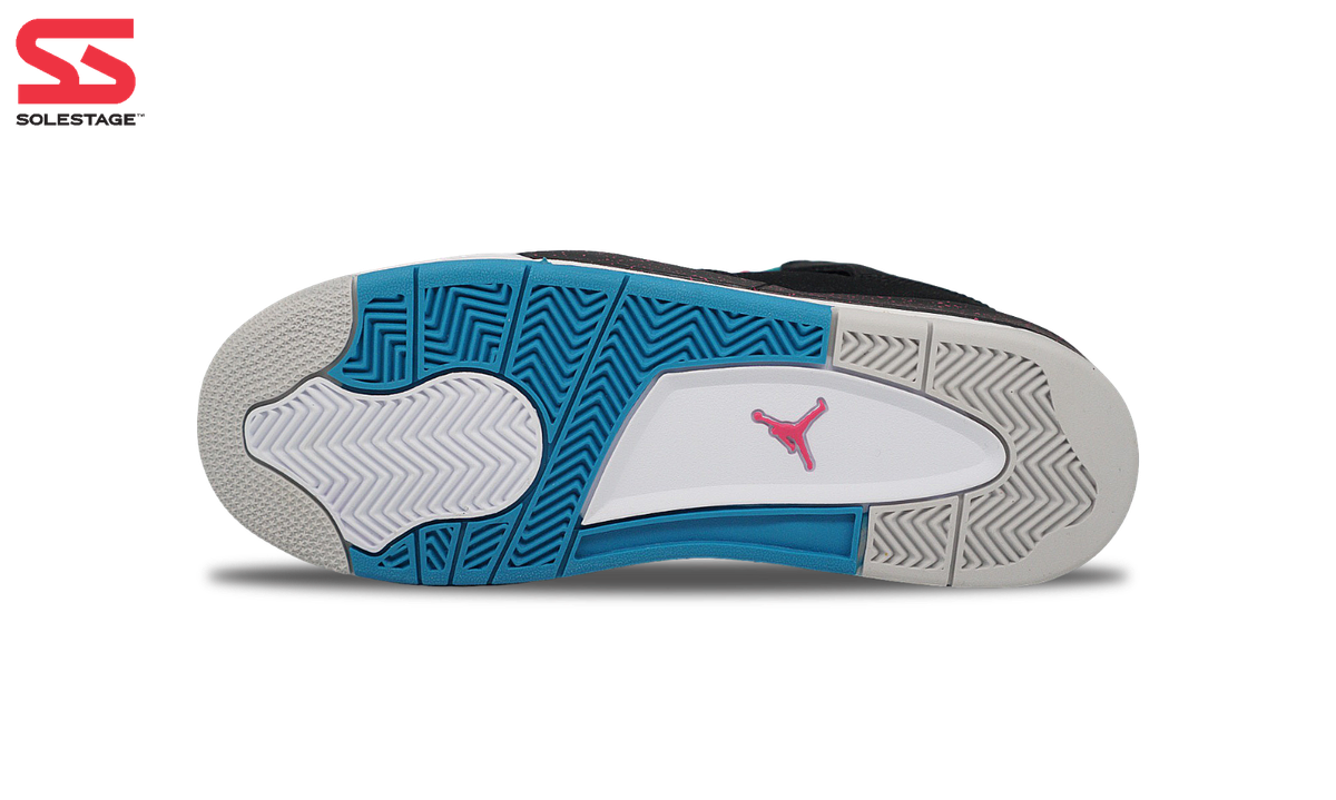 jordan 4 retro black vivid pink dynamic blue