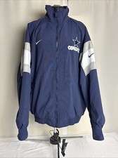 VINTAGE Nike Dallas Cowboys Pro Line Puffer Jacket Size Large Blue Coat y2k NFL