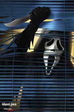 Scream - Ghost Face - Window Sticker / Poster