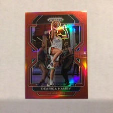 2022 Panini Prizm WNBA Red #15 Dearica Hamby - Las Vegas Aces  127/199 made