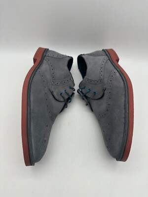 BRAND NEW TED BAKER LONDON JAMFRO Men\'s Gray Suede Brogues Size US 10 MSRP $150 BRAND NEW TED BAKER LONDON JAMFRO Men main image 4