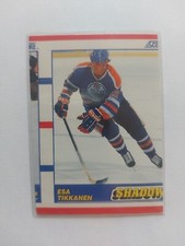 SCORE 1990 SHADOW RARE MISPRINT CARD OF ESA TIKKANEN!!! 1/1 SUPER RARE!!!