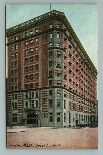 Hotel Touraine Boston Massachusetts Postcard Antique EBay