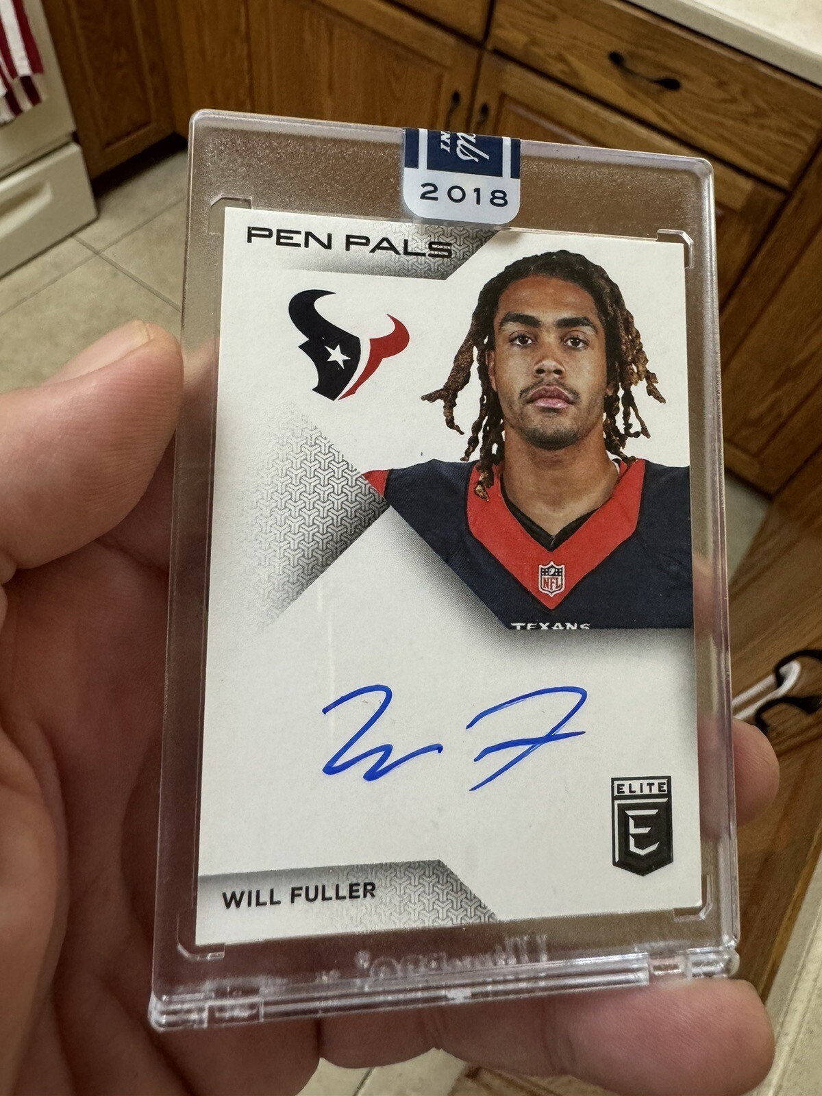 2016 Donruss Elite Pen Pals Will Fuller V Will Fuller #PP-WF Rookie Auto RC