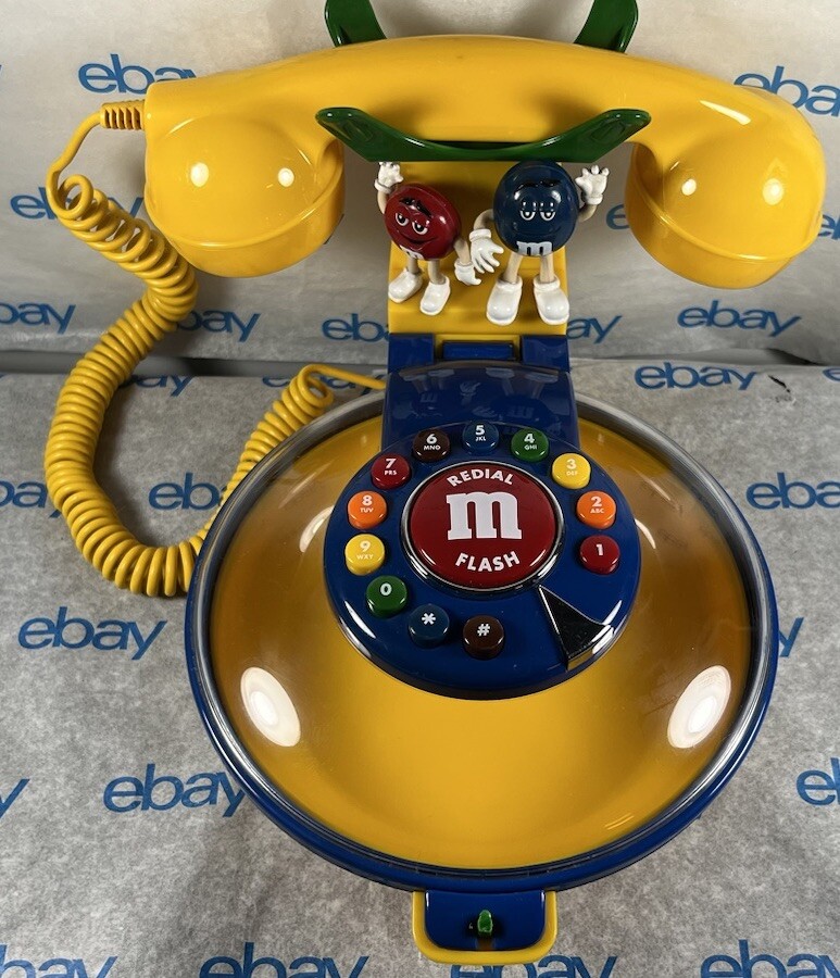 M&M Candy Dish Telephone Mars Collectible - Read! | eBay