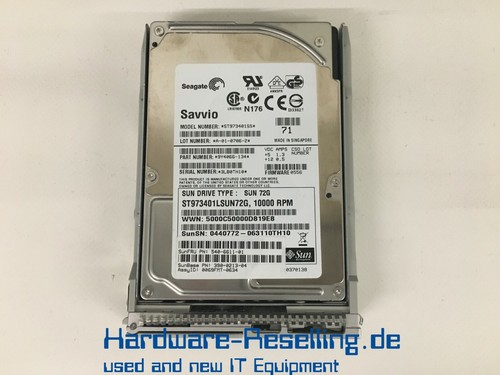 Seagate Savvio ST973401SS 72G 10K RPM Festplatte HDD SATA SAS 540-6611-01