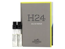 HERMES H24 EDP 2.0ml .06fl oz x 2 COLOGNE SPRAY SAMPLE VIALS