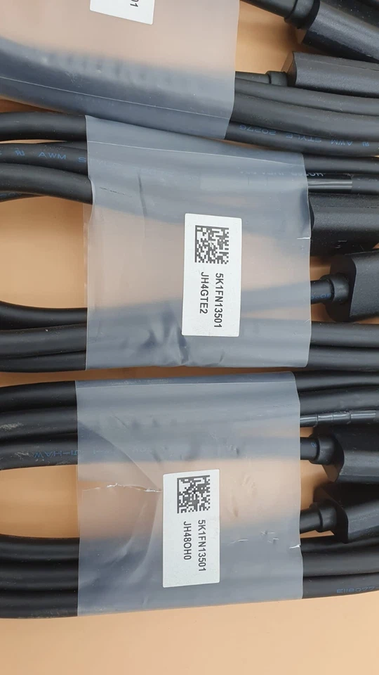 DELL Display Port Male to Display Port Male 6ft Cable 5K1FN13501 NEW - LOT OF 5 - Image 4 of 4