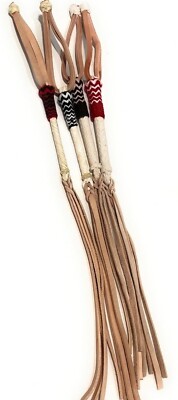 Quirt En Cuir Brut Pour Cheval - Charrería Mexicaine - NELIDAS SOUTHERN IMPORTS