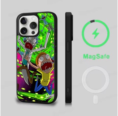 Rick and Morty MagSafe iPhone Case   Shockproof, Silicone (For iPhone 13 Pro/16)