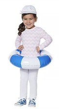 Pinkfong Baby Shark Pink Costume Set Inner Tube Sound Chip Toddler Girl Sz 5T 6T