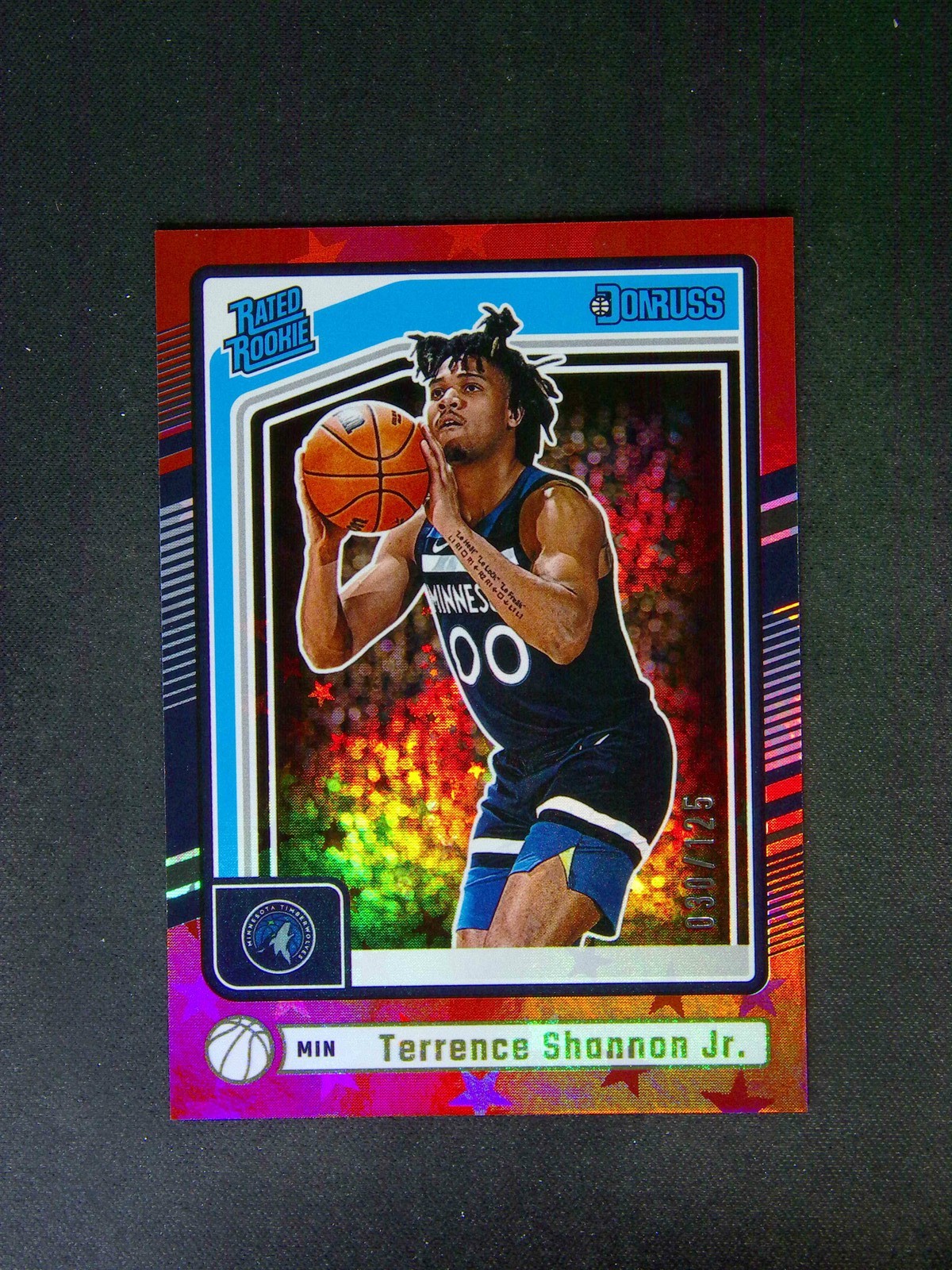 2024-25 Panini Donruss Terrence Shannon Jr. #226 RC Rated Rookie Red Stars /125