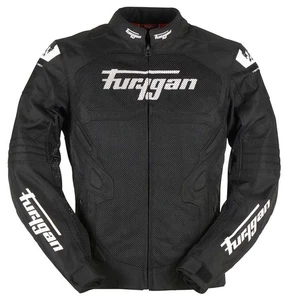 Furygan Atom Vented Evo Motorbike Motorcycle Textile Jacket Black / White