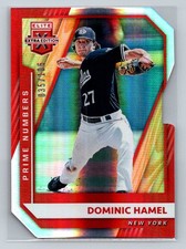 2021 Panini Elite Extra Edition #81 Dominic Hamel Prime Numbers A Die Cut #/106