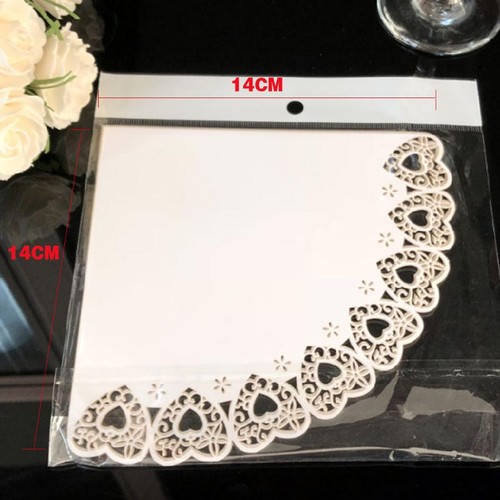 50pcs Cut Petal Lace Laying Candy Wedding Party Confetti Cones Pape - Picture 5 of 7