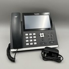 Yealink Ultra Elegant Gigabit IP Phone SIP-T48G w/ Handset & Stand | TESTED