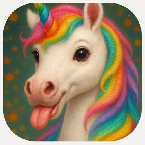 Hayleybug 2 oz Unicorn Giggles Silver Cast Bar w/ COA mintage 10