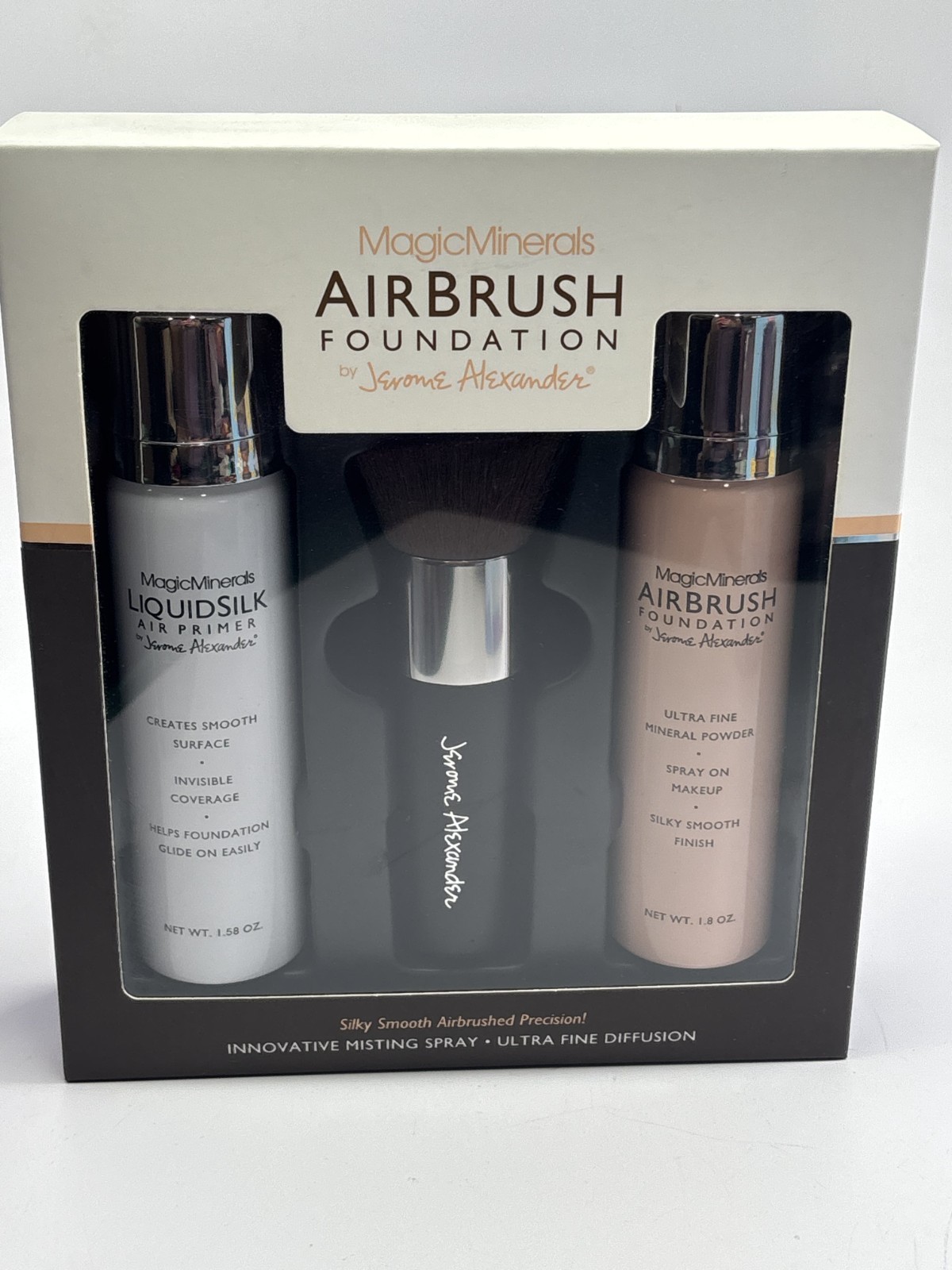 Light Magic Minerals Airbrush Foundation Makeup Silky Mist Spray Foundation Set