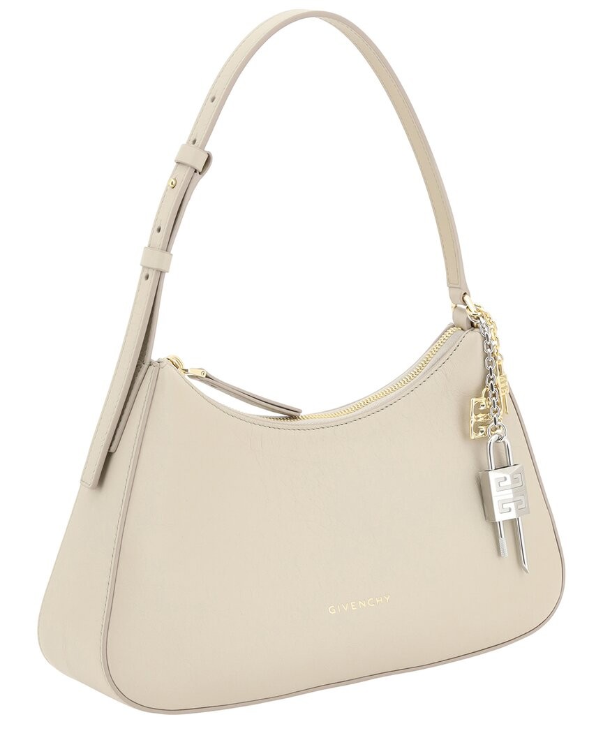 Givenchy Lucky Lock Leather Shoulder Bag Women's White | eBay